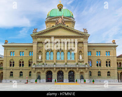 Le Palais Fédéral à Berne. Chambre du Parlement de la Suisse. Banque D'Images