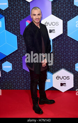 Fais assistant à l'MTV Europe Music Awards à l'Ahoy Rotterdam, Pays-Bas. ASSOCIATION DE PRESSE Photo. Photo Date : Dimanche 6 Novembre, 2016. Voir PA Story SHOWBIZ MTV. Crédit photo doit se lire : Ian West/PA Wire Banque D'Images