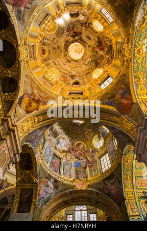 Église de San Gesù, de style baroque. Centre historique, Vieille Ville. Gênes. Mer Méditerranée. Ligurie, Italie Europe Banque D'Images