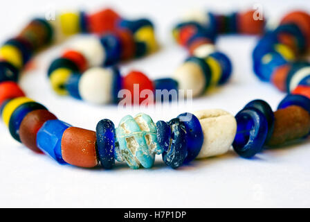 Shipwreck beads de Ilha de Mozambique Banque D'Images