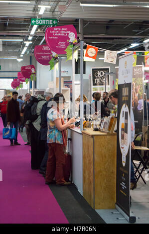 Stand de vin au Salon des Vins wine fair, Toulouse, Haute-Garonne, Occitanie, France Banque D'Images