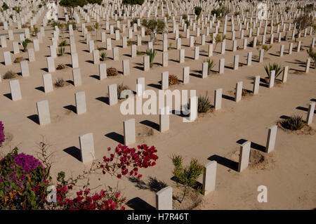 Cimetière militaire d'El Alamein, en Égypte Banque D'Images