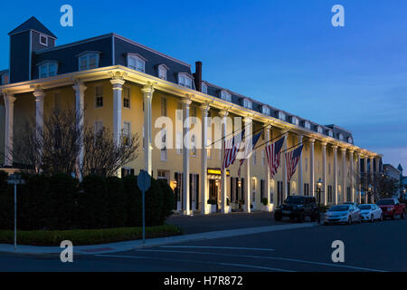 Congrès historique Hall Hotel, Cape May, New Jersey, USA Banque D'Images