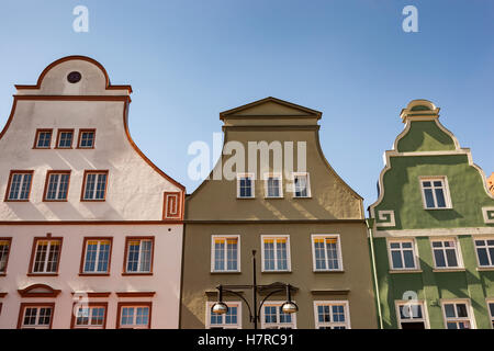 Bâtiments de Neuer Markt, Nouvelle Place du marché, Rostock, Mecklenburg-Vorpommern, Allemagne Banque D'Images