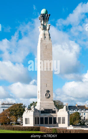 Le mémorial naval sur Plymouth Plymouth Hoe, conçu par Sir Robert Lorimer en 1924. Banque D'Images