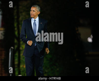Philadelphie, USA. 07Th Nov, 2016. Le président Barack Obama prend la parole lors du rassemblement sur GOTV Independence Mall avec Hillary Clinton à Philadelphie, PA sur 11/7/2016 : Le crédit d'accès Photo/Alamy Live News Banque D'Images