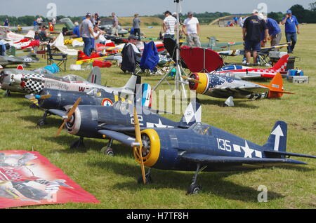 Modèle à grande échelle d'avions de la RAF à Cosford Airfield Banque D'Images