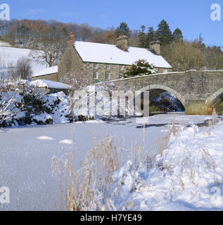 Ysbyty Ifan en hiver Banque D'Images