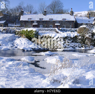 Ysbyty Ifan en hiver Banque D'Images