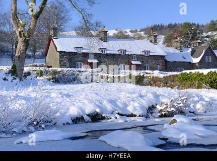 Ysbyty Ifan en hiver Banque D'Images