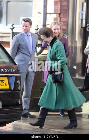 Son Altesse Royale la Princesse Royale visites Leeds -Février 2015 Banque D'Images