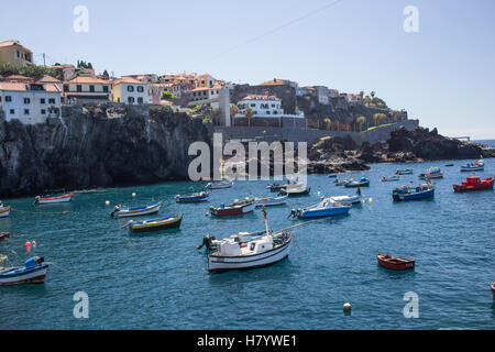 Camara de Lobos à Madère Banque D'Images