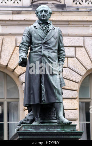 Ministre Freiherr vom Stein, statue en face de la Chambre des représentants Abgeordnetenhaus de Berlin, Berlin Banque D'Images