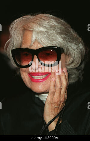 CAROL CHANNING 15 Janvier 1999 Banque D'Images