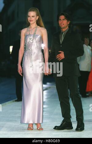 NICOLE KIDMAN et TOM CRUISE Eyes Wide Shut PREMIERE 56ème FESTIVAL INTERNATIONAL DU FILM DE VENISE 01 Septembre 1999 Banque D'Images