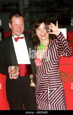 LARS VON TRIER ET BJÖRK CANNES 21 Mai 2000 Banque D'Images