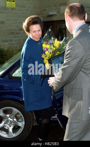 La PRINCESSE ANNE 18 Janvier 2000 Banque D'Images