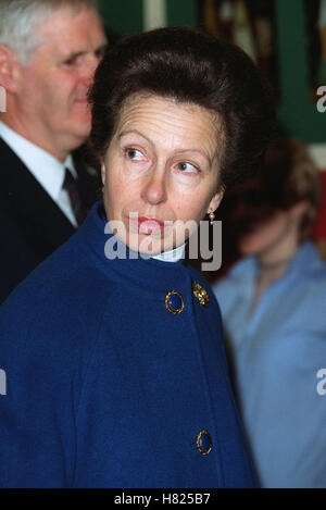 La PRINCESSE ANNE 18 Janvier 2000 Banque D'Images