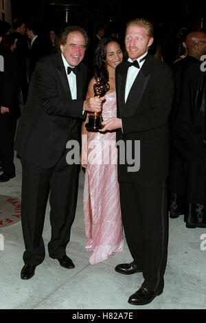 ARTHUR COHN BARBARA BECKER & Boris Becker 2000 VANITY FAIR OSCAR PARTY LOS ANGELES USA 26 Mars 2000 Banque D'Images