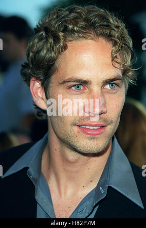 PAUL WALKER 'fast and furious' FILM PREMIERE LOS ANGELES USA 18 Juin 2001 Banque D'Images