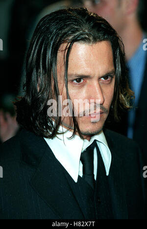 JOHNNY DEPP 'From Hell' FILM PREMIER LA HOLLYWOOD LA USA 17 Octobre 2001 Banque D'Images