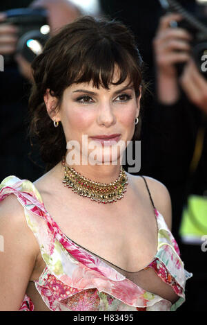 SANDRA BULLOCK CANNES 2002 CANNES FILM FESTIVAL CANNES FRANCE 24 Mai 2002 Banque D'Images