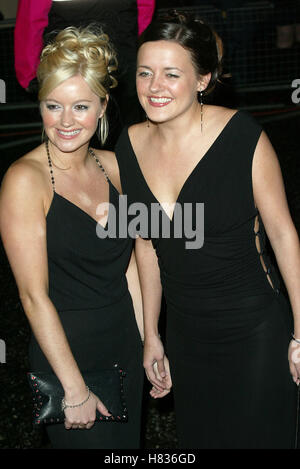 ALEX FLETCHER & DIANE BURKE NATIONAL TV AWARDS au Royal Albert Hall Kensington Londres Angleterre 15 octobre 2002 Banque D'Images