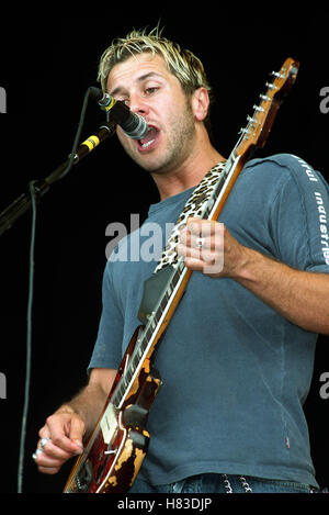 GRANT NICHOLAS T IN THE PARK 2001 KINROSS SCOTLAND 08 Juillet 2001 Banque D'Images