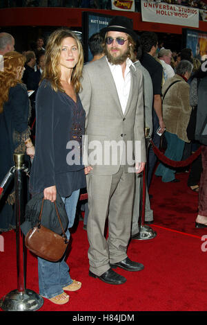 JENNIFER ANISTON ET BRAD PITT LA MÉMOIRE DANS LA PREMIÈRE MONDIALE DE UNIVERSAL STUDIOS BURBANK LOS ANGELES USA 06 Juin 2002 Banque D'Images