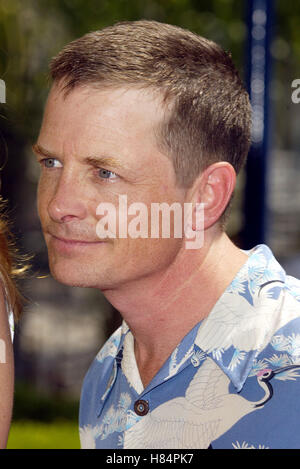 MICHAEL J. FOX Stuart Little 2 PREMIERE FILM WESTWOOD LOS ANGELES USA 14 Juillet 2002 Banque D'Images