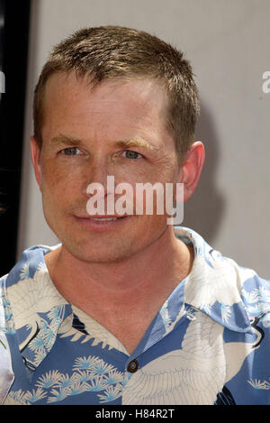 MICHAEL J. FOX Stuart Little 2 PREMIERE FILM WESTWOOD LOS ANGELES USA 14 Juillet 2002 Banque D'Images