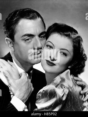 Noch ein dünner Mann, (UN AUTRE HOMME MINCE) USA 1939 s/w, Regie : W.S. van Dyke, WILLIAM POWELL, Myrna Loy Banque D'Images