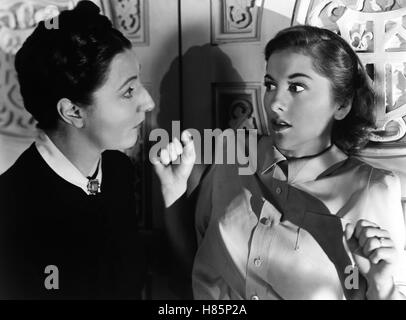 Rebecca, REBECCA USA 1940 s/w, Regie : Alfred Hitchcock, JUDITH ANDERSON, Joan FONTAINE, Ausdruck : Bedrohung Banque D'Images