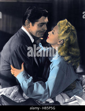 Ein toller Bursche, (l'HONKY TONK) USA 1941, Regie : Jack Conway, Clark Gable, Lana Turner, Ausdruck : Paar, Umarmung Banque D'Images