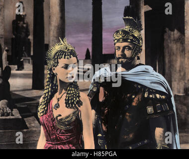 Caesar und Cléopâtre, César et Cléopâtre (1945) GO, Regie : Gabriel Pascal, Vivien Leigh, FRANCIS L. Sullivan, Ausdruck : Kopfschmuck, Helm Banque D'Images