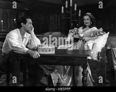 Der Verbannte, (L'EXIL) USA 1947 s/w, Regie : Max Ophüls, Douglas Fairbanks JR., MARIA MONTEZ Banque D'Images