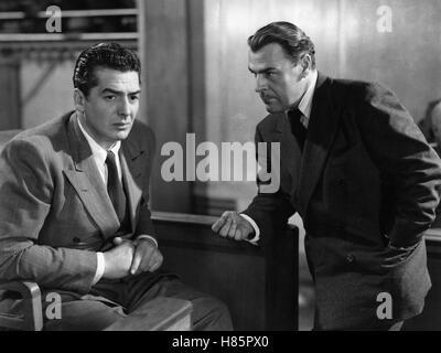 Der, Todeskuß (KISS OF DEATH) USA 1947, Regie : Henry Hathaway, VICTOR MATURE (li) Banque D'Images