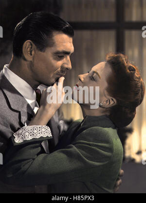 Der Windhund und die Dame, (le VRP) USA 1947, Regie : Jack Conway, Clark Gable, Deborah Kerr, Ausdruck : Paar, Zärtlichkeit, Umarmung Banque D'Images