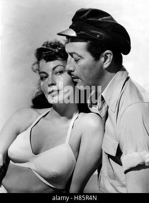 Geheimaktion Carlotta, (le pot-de) USA 1949 s/w, Regie : Robert Z. Leonard, AVA GARDNER, Robert Taylor, Ausdruck : Bikini Banque D'Images