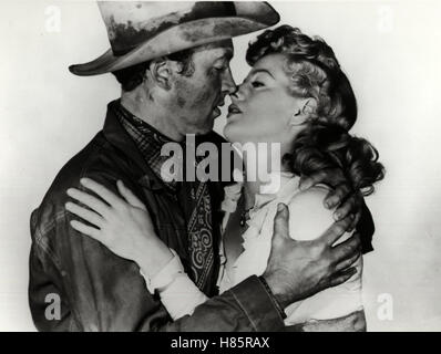 73 Winchester, Winchester (73) USA 1950 s/w, Regie : Anthony Mann, JAMES STEWART  + Shelley Winters Banque D'Images