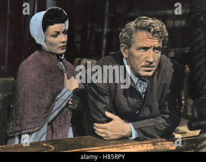 Schiff ohne Heimat, Plymouth (Aventure) USA 1952, Regie : Clarence Brown, GENE TIERNEY, Spencer Tracy Banque D'Images