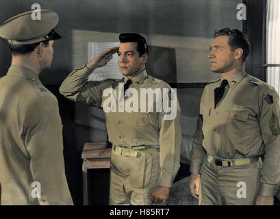 Mein Herz singt nur für Dich, (parce que tu es à moi) USA 1952, Regie : Alexander Hall, Mario Lanza (mi), JAMES WHITMORE (re), Ausdruck : Soldat, uniforme, merci Banque D'Images