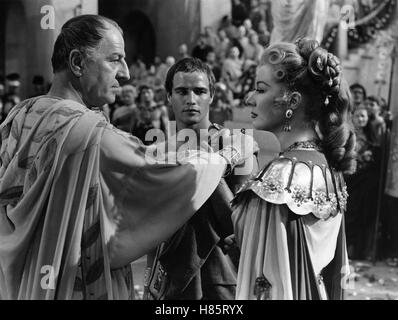 Jules César (Julius Caesar), USA 1953, Regie : Joseph L. Mankiewicz, LOUIS CALHERN, Marlon Brando, Greer Garson, Ausdruck : Toga Banque D'Images