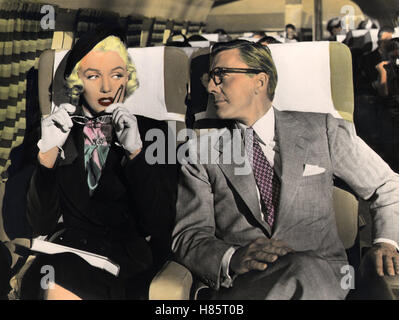 Angelt Wie man sich einen Millionär, (COMMENT épouser un millionnaire) USA 1953, Regie : Jean Negulesco, MARILYN MONROE, David WARNER, Ausdruck : Passagier Banque D'Images