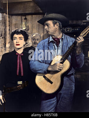 Johnny Guitar - wenn Frauen hassen, (Johnny Guitar) USA 1954, Regie : Nicholas Ray, Joan Crawford, Sterling Hayden, Ausdruck : Gitarre Banque D'Images