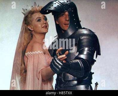 Der Hofnarr, (LE FOU) USA 1956, Regie : Norman Panama, Melvin Frank, Angela Lansbury, Danny Kaye, Ausdruck : Ritter, Rüstung Banque D'Images