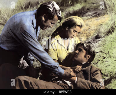 Pulverdampf heiße und Lieder (LOVE ME TENDER) USA 1956, Regie : Robert D. Webb, RICHARD EGAN, Debra Paget, ELVIS PRESLEY Banque D'Images