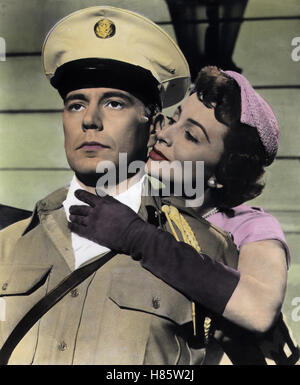 Die große und die kleine Welt, (LA FILLE DE L'AMBASSADEUR) USA 1956, Regie : Norman Krasna, John Forsythe, OLIVIA DE HAVILLAND, clé : Uniform Banque D'Images