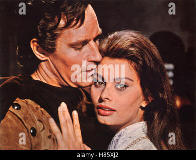 El Cid, (EL CID) USA 1961, Regie : Anthony Mann, Charlton Heston, SOPHIA LOREN Banque D'Images