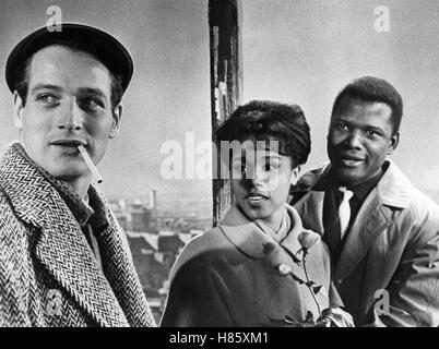 Paris Blues, Blues (PARIS) USA 1961, Regie : Martin Ritt, Paul Newman, DIAHANN CARROLL, Sidney Poitier Banque D'Images